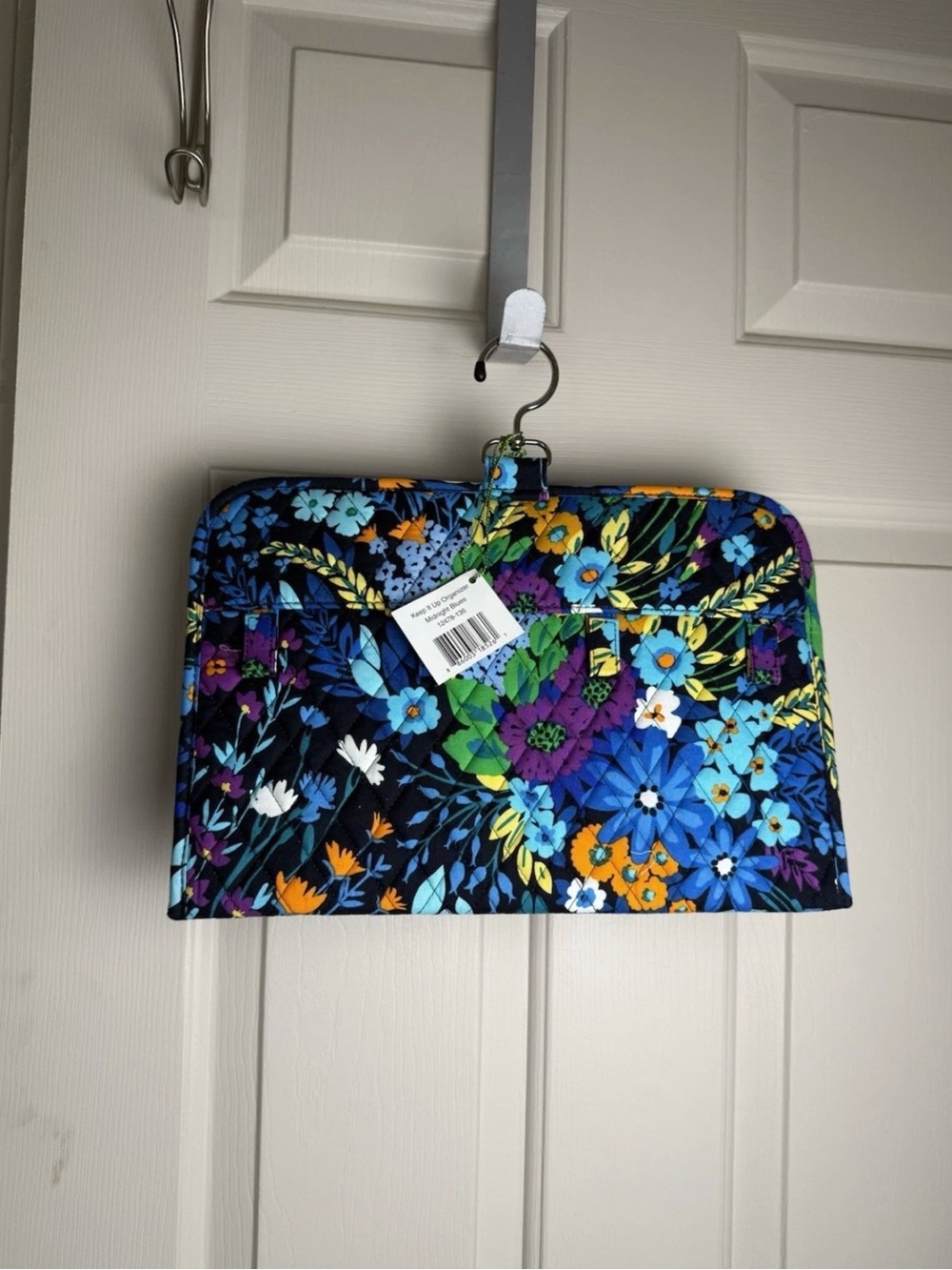 NWT Vera Bradley Midnight Blues Keep It Up Organizer Travel Cosmetic Case